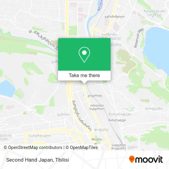 Карта Second Hand Japan