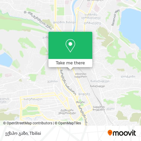 ექსპო გაზი map