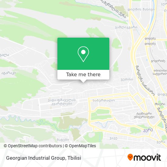 Карта Georgian Industrial Group