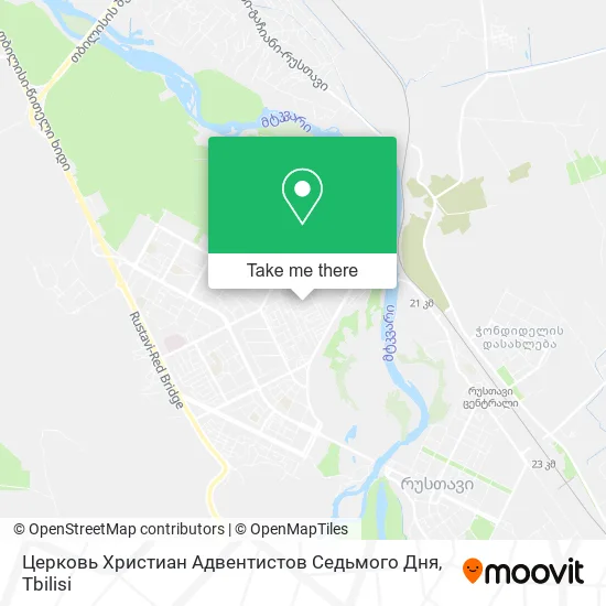 Карта Церковь Христиан Адвентистов Седьмого Дня