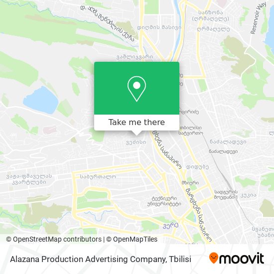 Alazana Production Advertising Company map