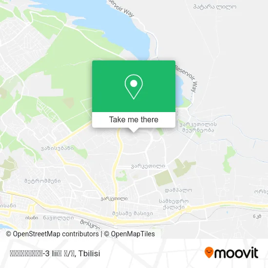ვარკეთილი-3 Iiiა მ/რ map