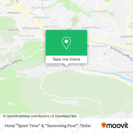 Hotel ""Sport Time"" & ""Swimming Pool"" map