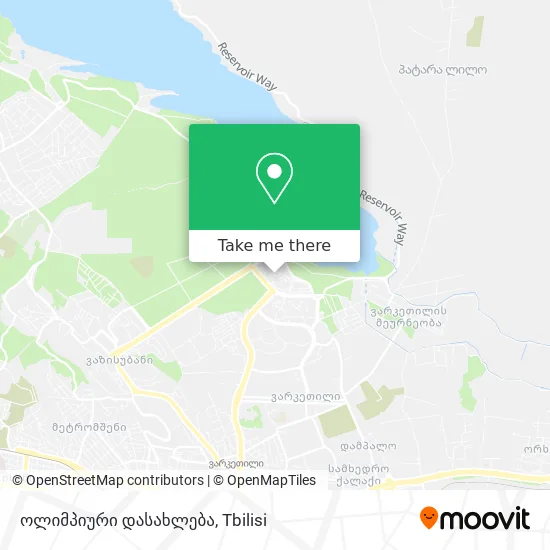 ოლიმპიური დასახლება map