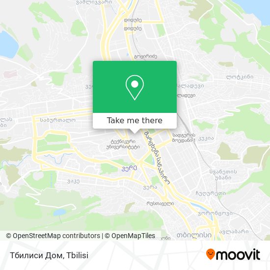 Карта Тбилиси Дом