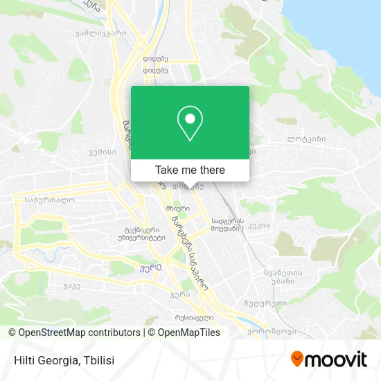 Карта Hilti Georgia