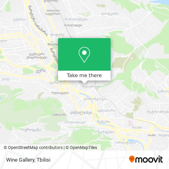 Wine Gallery map