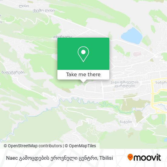 Naec გამოცდების ეროვნული ცენტრი map