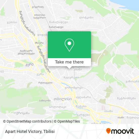 Apart Hotel Victory map