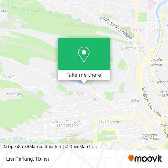 Карта Lisi Parking