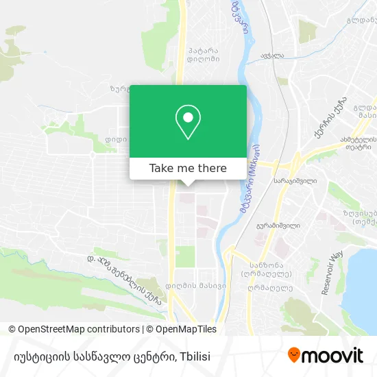 იუსტიციის სასწავლო ცენტრი map