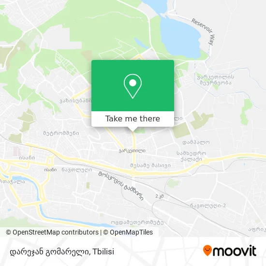 დარეჯან გომარელი map