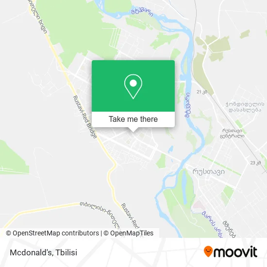 Карта Mcdonald's