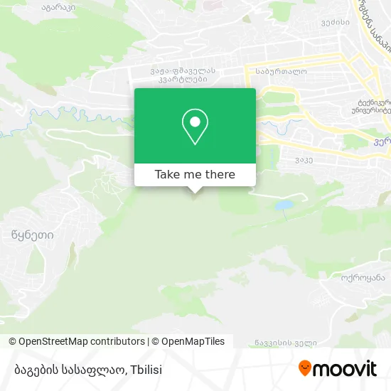 ბაგების სასაფლაო map