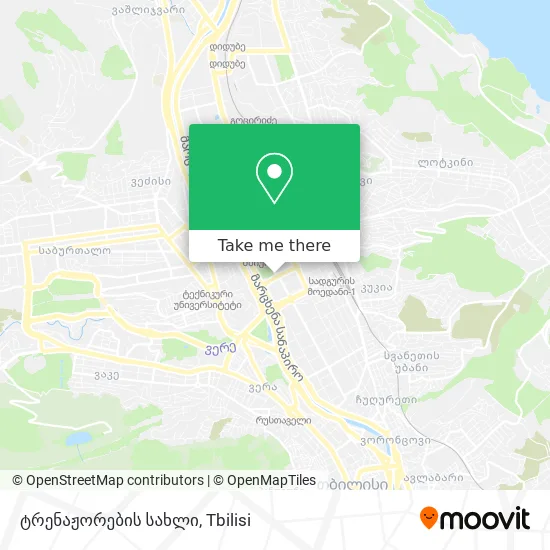 ტრენაჟორების სახლი map