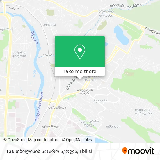 136 თბილისის საჯარო სკოლა map