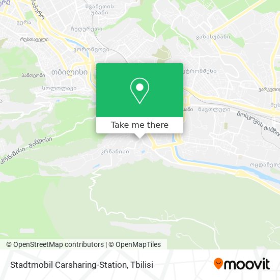 Stadtmobil Carsharing-Station map