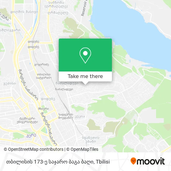 თბილისის 173-ე საჯარო ბაგა ბაღი map