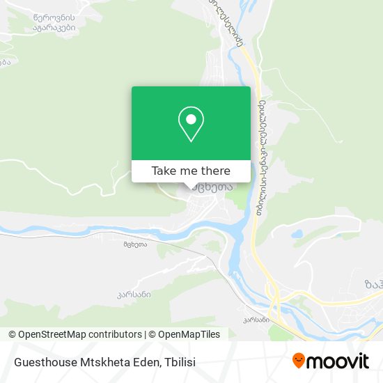 Карта Guesthouse Mtskheta Eden