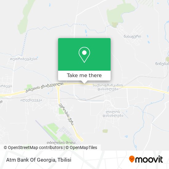 Atm Bank Of Georgia map