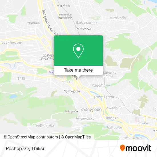 Карта Pcshop.Ge