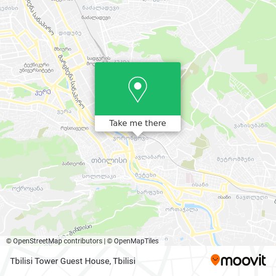 Tbilisi Tower Guest House map