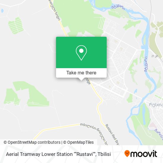 Aerial Tramway Lower Station ""Rustavi"" map