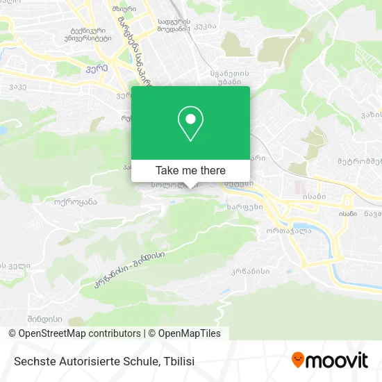 Карта Sechste Autorisierte Schule