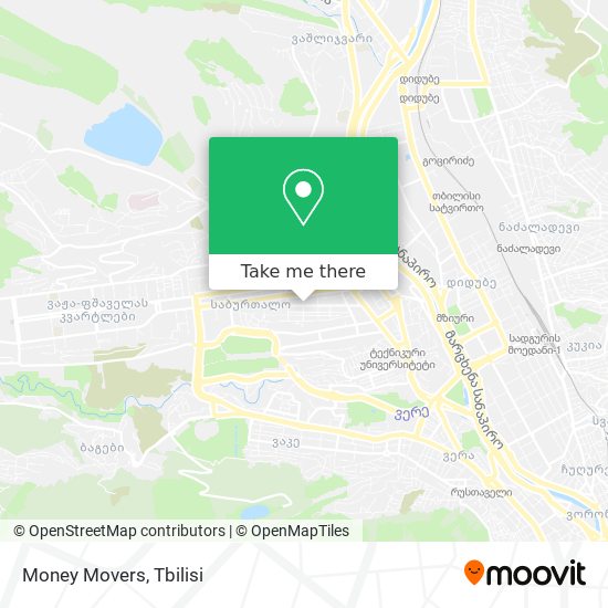 Money Movers map