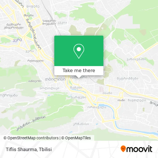 Карта Tiflis Shaurma