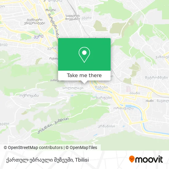 ქართულ-ებრაული მუზეუმი map