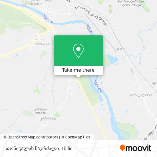 ფონიჭალას ნაკრძალი map