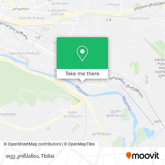 თვე კომპანია map