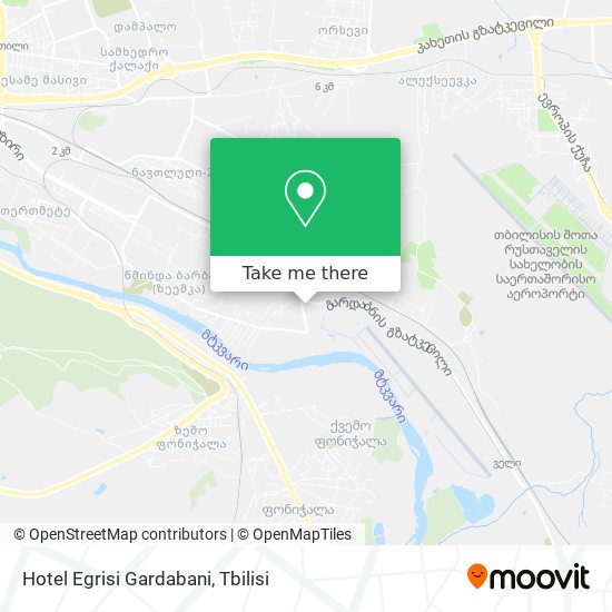 Hotel Egrisi Gardabani map