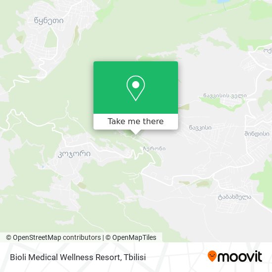 Bioli Medical Wellness Resort map