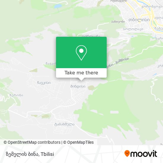 ზემელის ბინა map
