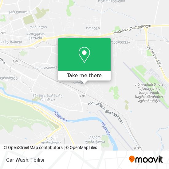 Car Wash map