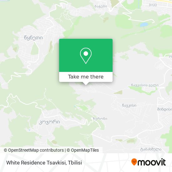 White Residence Tsavkisi map