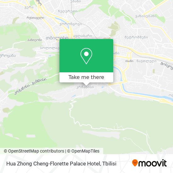Карта Hua Zhong Cheng-Florette Palace Hotel