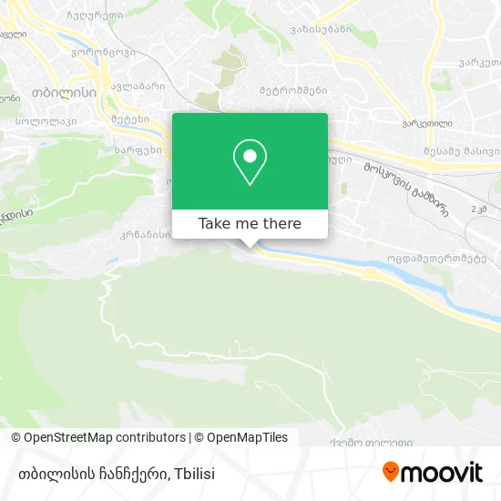 თბილისის ჩანჩქერი map