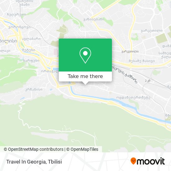 Travel In Georgia map