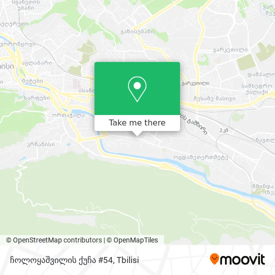 ჩოლოყაშვილის ქუჩა #54 map