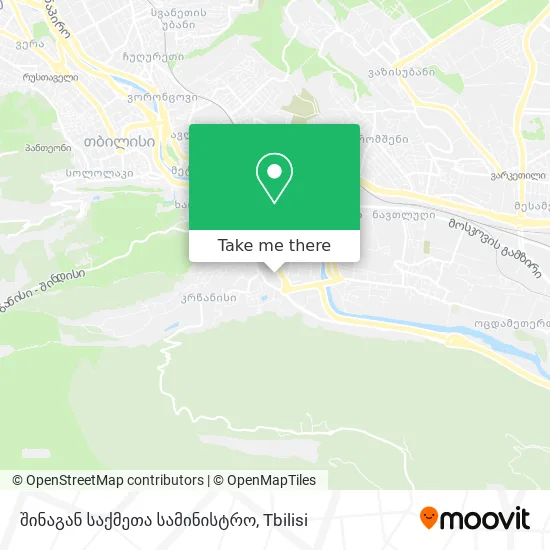 შინაგან საქმეთა სამინისტრო map