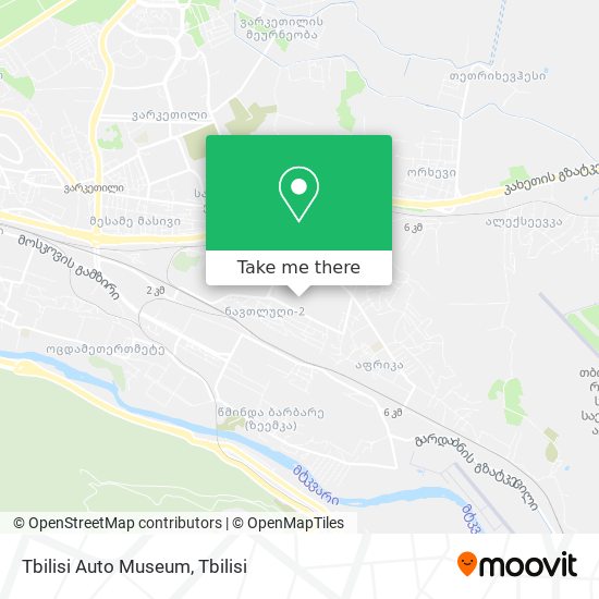 Tbilisi Auto Museum map