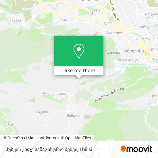 ჰუსკის კაფე სამაგისტრო ძეხვი map