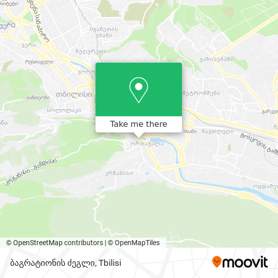 ბაგრატიონის ძეგლი map