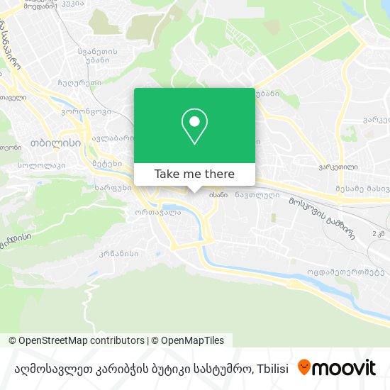 აღმოსავლეთ კარიბჭის ბუტიკი სასტუმრო map