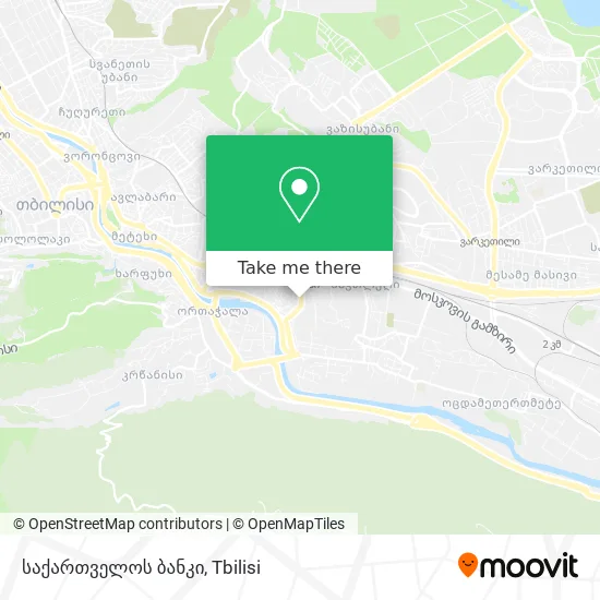 საქართველოს ბანკი map