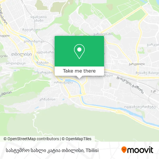 სასტუმრო სახლი კატია თბილისი map