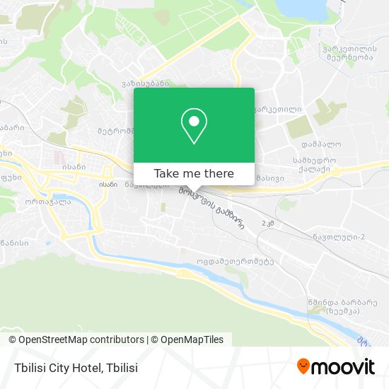 Tbilisi City Hotel map
